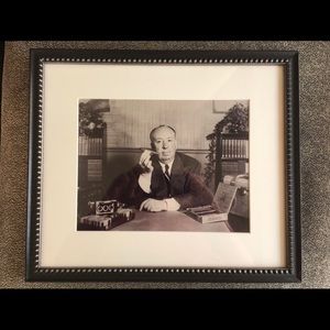 Alfred Hitchcock Dunhill Cigar Photo Matted Framed